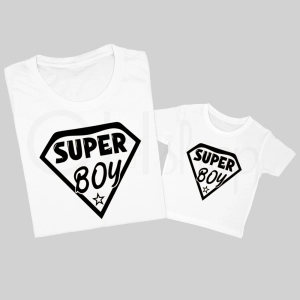 Komplet-koszulek-tata-dziecko-super-boy-czarne.webp