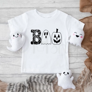 Biała-koszulka-dziecięca-na-halloween-boo.webp
