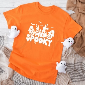 Pomarańczowa-koszulka-dziecięca-na-halloween-spooky.webp