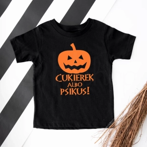 Czarna-koszulka-dziecięca-na-halloween-cukierek-albo-psikus.webp
