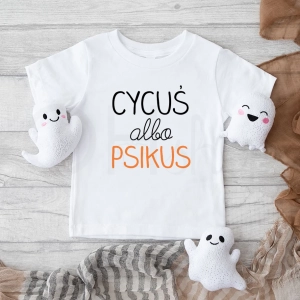 Biała-koszulka-dziecięca-na-halloween-cycuś-albo-psikus-2.webp