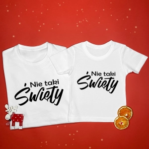 Białe-koszulki-dorosły-dziecko-nie-taki-święty-nadruk-czarny.webp