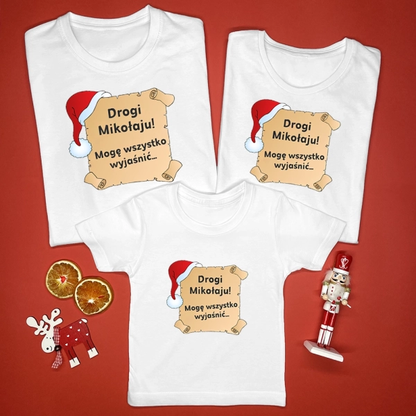 Białe-koszulki-komplet-rodzinny-list-do-Świętego-Mikołaja.webp
