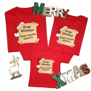 Czerwone-koszulki-komplet-rodzinny-list-do-Świętego-Mikołaja.webp