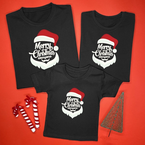 Czarne-koszulki-komplet-merry-christmas-everyone.webp