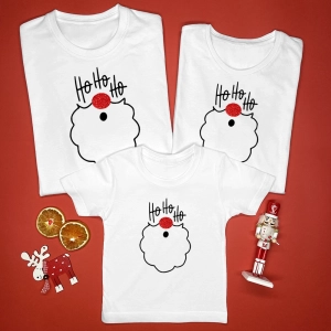 Broda Mikołaja świąteczne koszulki dla rodziny