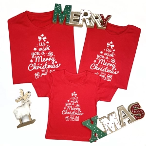 Czerwone-koszulki-komplet-dla-rodziny-we-wish-you-a-merry-christmas.webp