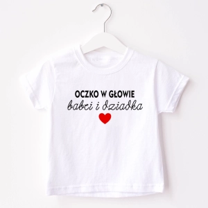Biała-koszulka-dziecięca-oczko-w-głowie.webp