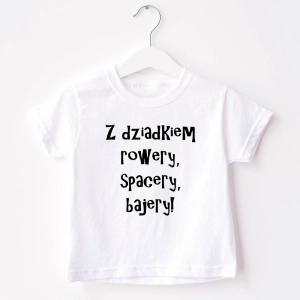 Z dziadkiem spacery, rowery, bajery body lub koszulka dla dziecka