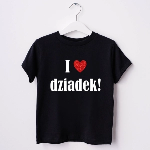 Czarna-koszulka-dziecięca-love-dziadek.webp