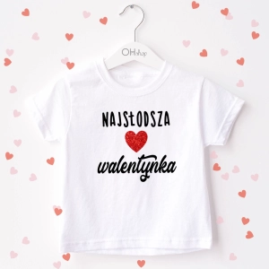 Biała-koszulka-dziecięca-najsłodsza-walentynka.webp