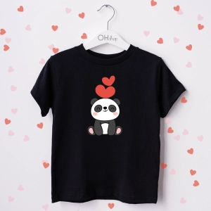 Czarna-koszulka-dziecięca-słodka-panda.webp