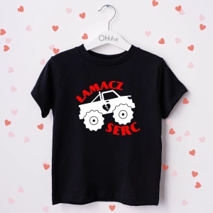 Czarna-koszulka-dziecięca-łamacz-serc-monster-truck.webp