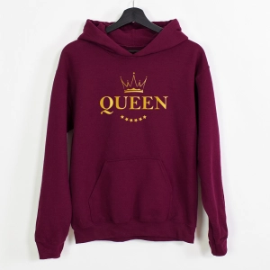 Burgundowa-bluza-z-kapturem-queen-korona.webp