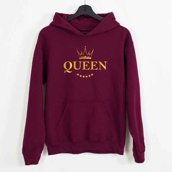 Burgundowa-bluza-z-kapturem-queen-korona.webp
