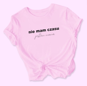 Różowa-koszulka-damska-2023-niemamczasu.webp