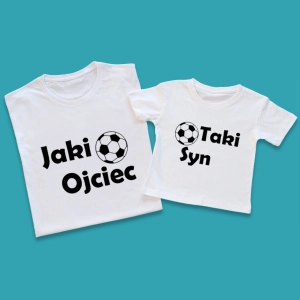 Koszulki-białe-jaki-ojciec-taki-syn-piłka-nożna.webp