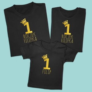 Czarne-koszulki-komplet-jedynka-urodzinowa.webp