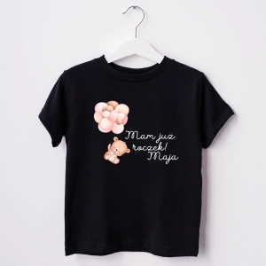 Czarna-koszulka-dziecięca-miś-girl.webp