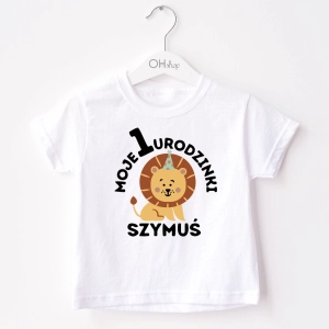 Biała-koszulka-dziecięca-lew.webp