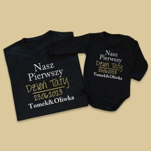 Koszulka-body-czarne-nasz-pierwszy-dzień-taty-imiona-data.webp