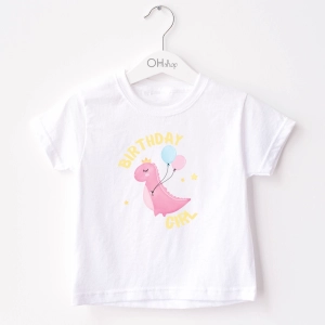 Biała-koszulka-dziecięca-birthdaygirl-dino.webp