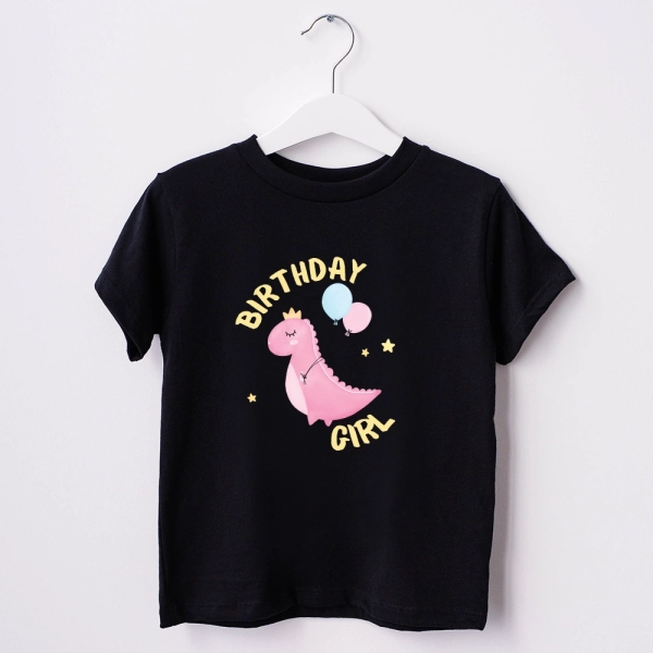 Czarna-koszulka-dziecięca-birthdaygirl-dino.webp