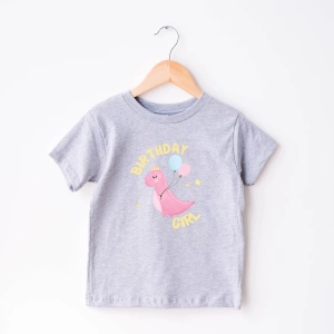 Szara-koszulka-dziecięca-birthdaygirl-dino.webp