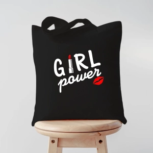 Torba-eco-beż-czarna-girlpower.webp