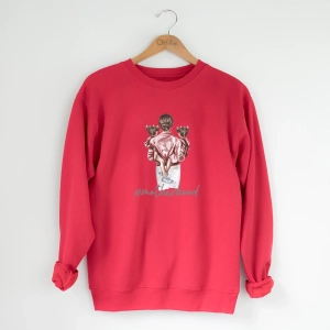 Czerwona-bluza-dla-mamy-dwóch-córek.webp