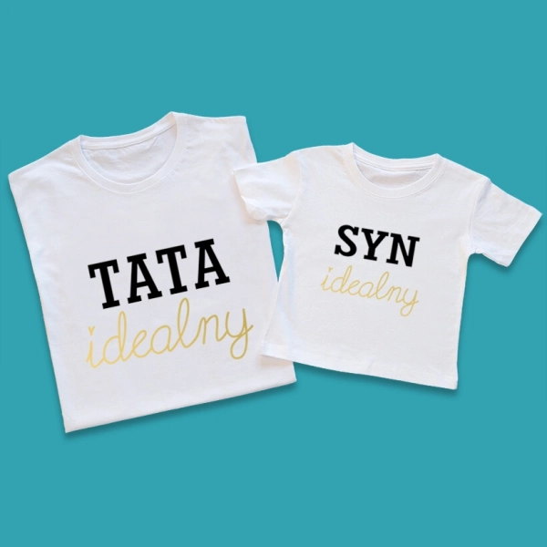 Koszulki-białe-tata-i-syn-idealny.webp