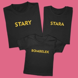 Czarne-koszulki-komplet -bombekek-rodzina.webp
