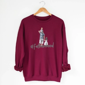 bluza burgund bez kaptura syn i córka.webp