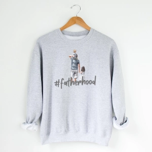 bluza szara bez kaptura syn i córka.webp