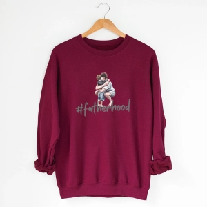 bluza burgund bez kaptura SYN.webp