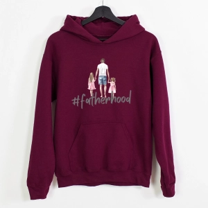 bluza z kapturem burgund 2 córki.webp