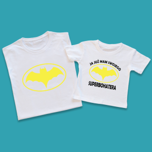 Męska i dziecięca biała-superbohater-batman.png
