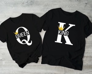 Czarne-koszulki-dla-pary-king-queen-duże-litery-korona.webp