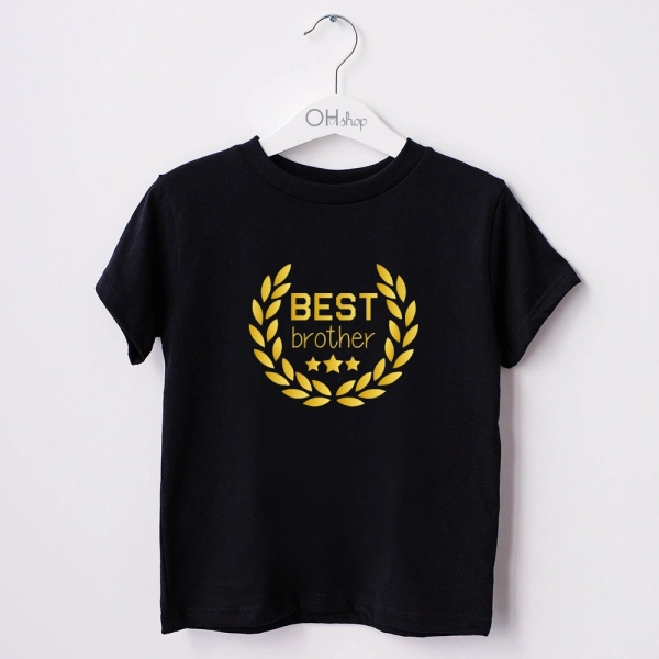 Czarna-koszulka-best-brother-złoty-nadruk.webp