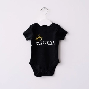 Czarne-body-dla-dziewczynki-księżniczka-z-koroną.webp