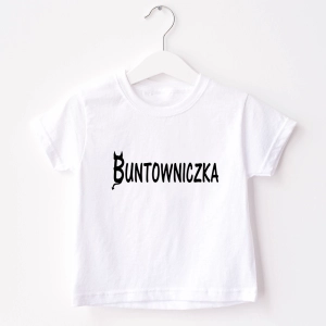 Biała-koszulka-dziecięca-buntowniczka.webp