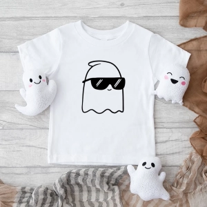 Duszek w okularach body lub koszulka na Halloween