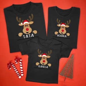 Czarne-koszulki-komplet-boże-narodzenie-renifer-ramka.webp