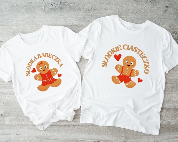 Białe-koszulki-dla-pary-słodka-babeczka-ciasteczko.webp