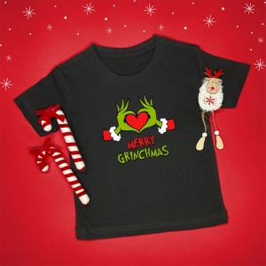 Czarna-koszulka-dziecięca-boże-narodzenie-grinchmas.webp