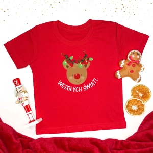 Czerwona-koszulka-dziecięca-boże-narodzenie-renifer-lampki.webp