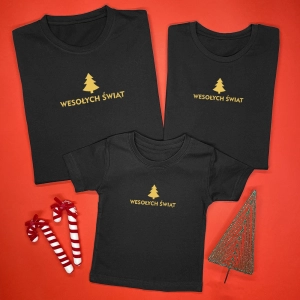 Czarne-koszulki-komplet-boże-narodzenie-wesołych-świąt.webp