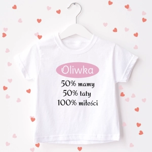Biała-koszulka-dziecięca-100-procent-miłości.webp