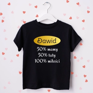 Czarna-koszulka-dziecięca-100-procent-miłości.webp