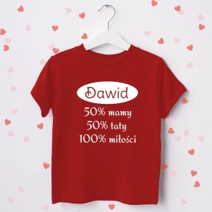 Czerwona-koszulka-dziecięca-100-procent-miłości.webp